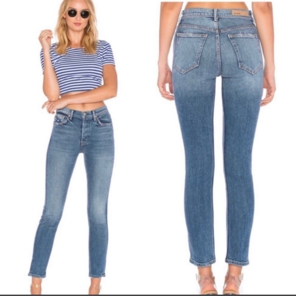 GRLFRND Blue Skinny Jeans